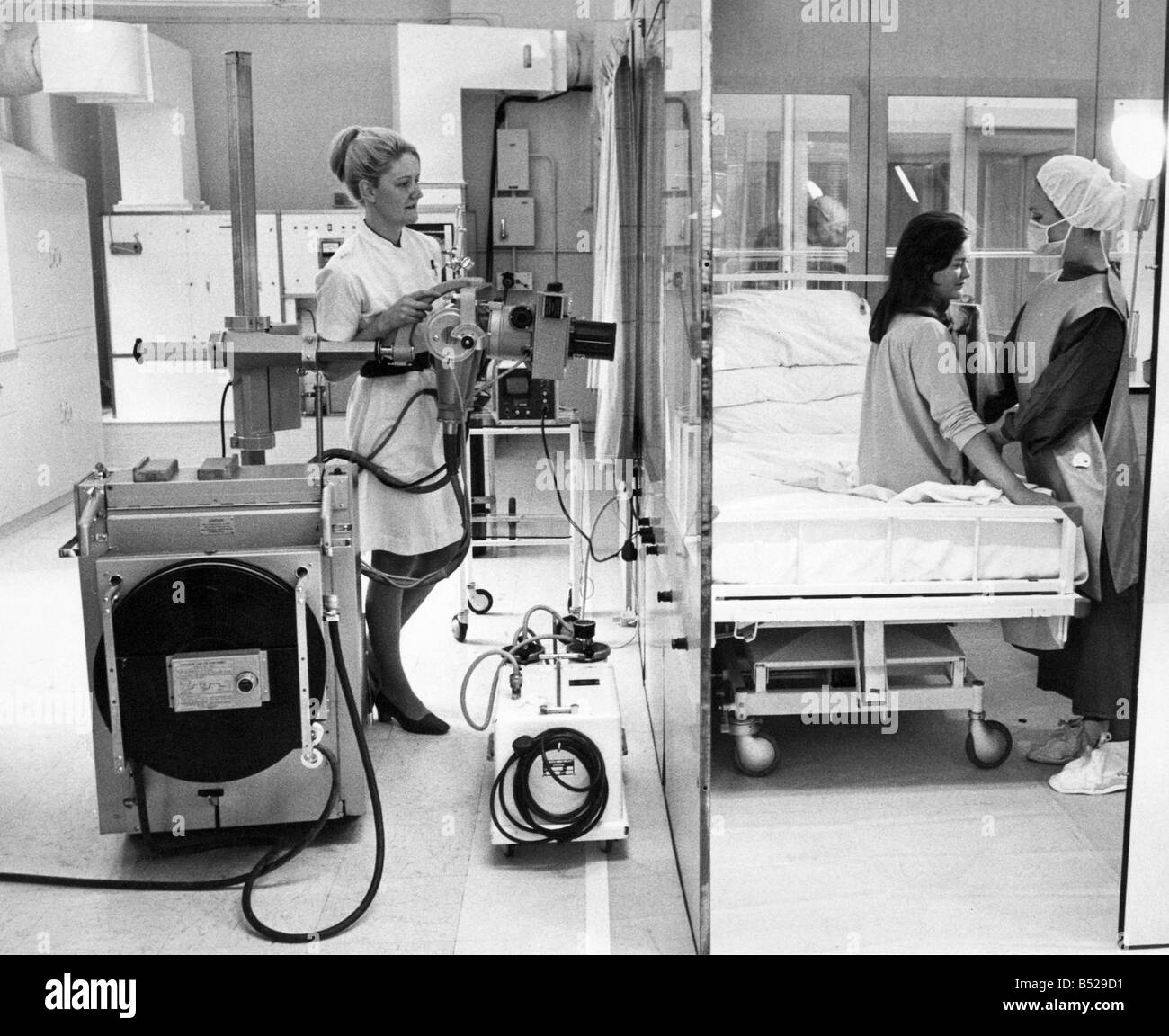 The new sterile nursing unit goes into service at the Middlesex