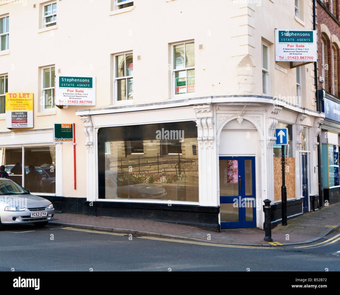 Empty shop to let or for sale in Knaresborough North Yorkshire England