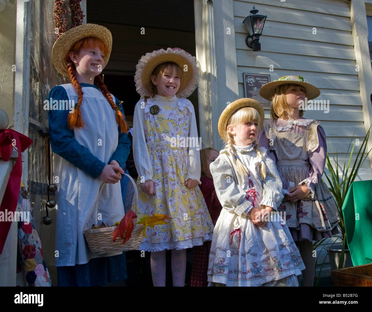 Lucy Maud Montgomery; Anne of Green Gables; Look-a-Like;contest,competitor Stock Photo