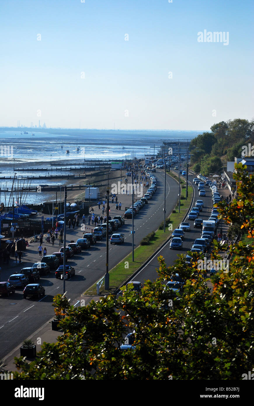 west facing - seafront Southend on sea Stock Photo