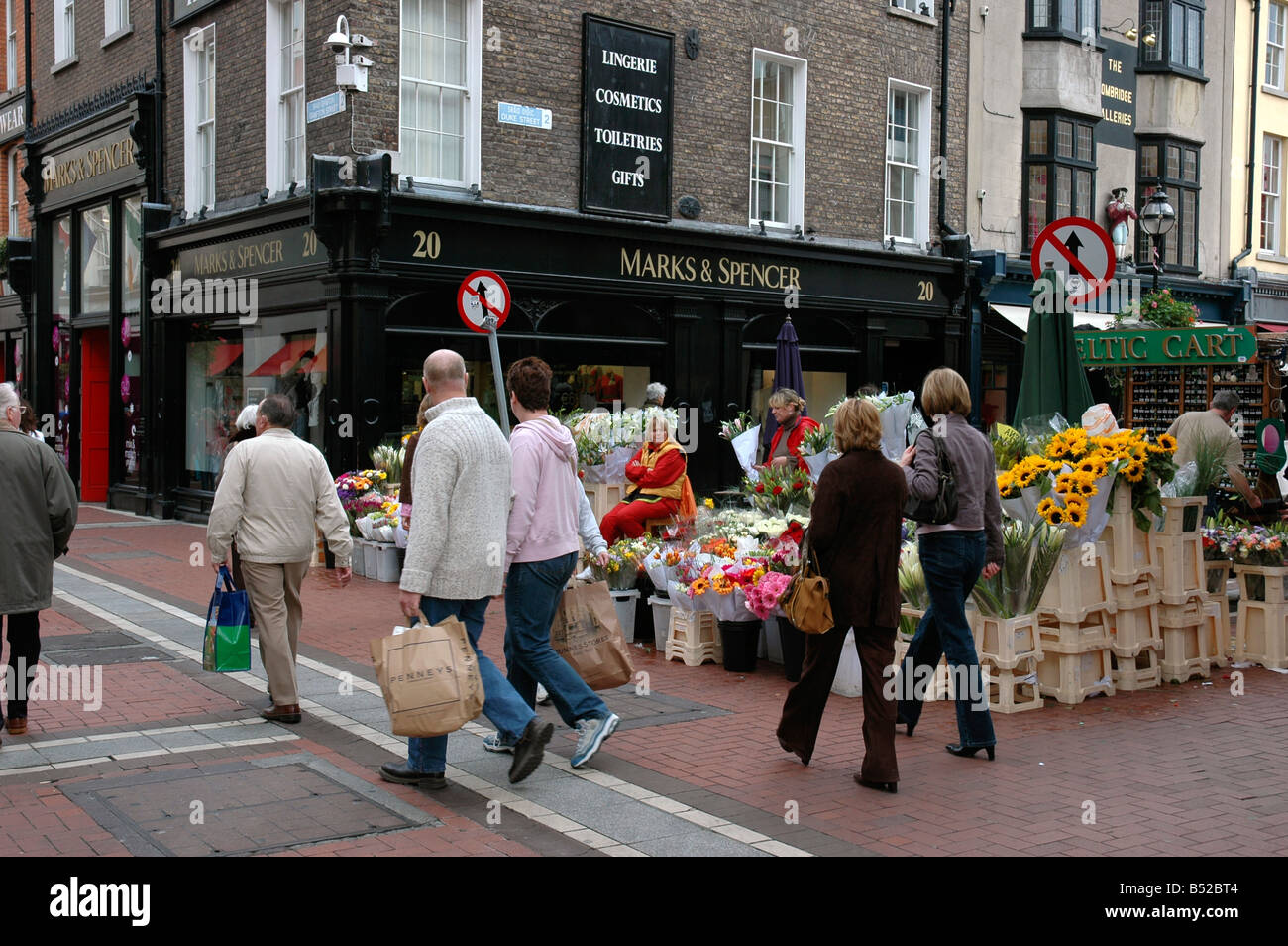 Marks Spencer in Grafton street Dublin Ireland Stock Photo Alamy