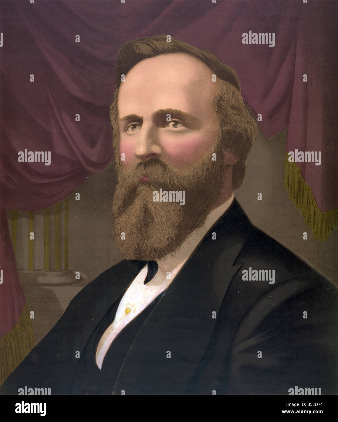 President Rutherford Birchard Hayes (1877–1881 Stock Photo - Alamy