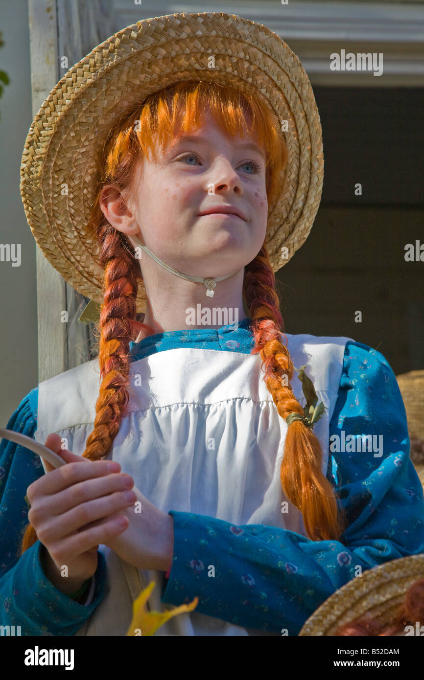 Lucy Maud Montgomery; Anne of Green Gables; Look-a-Like;contest,competitor Stock Photo