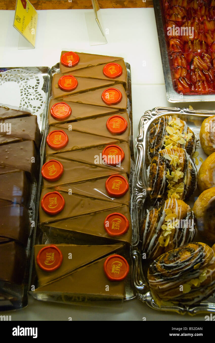 Pastries and cakes in Cafe Central in Vienna Austria Europe Stock Photo Alamy