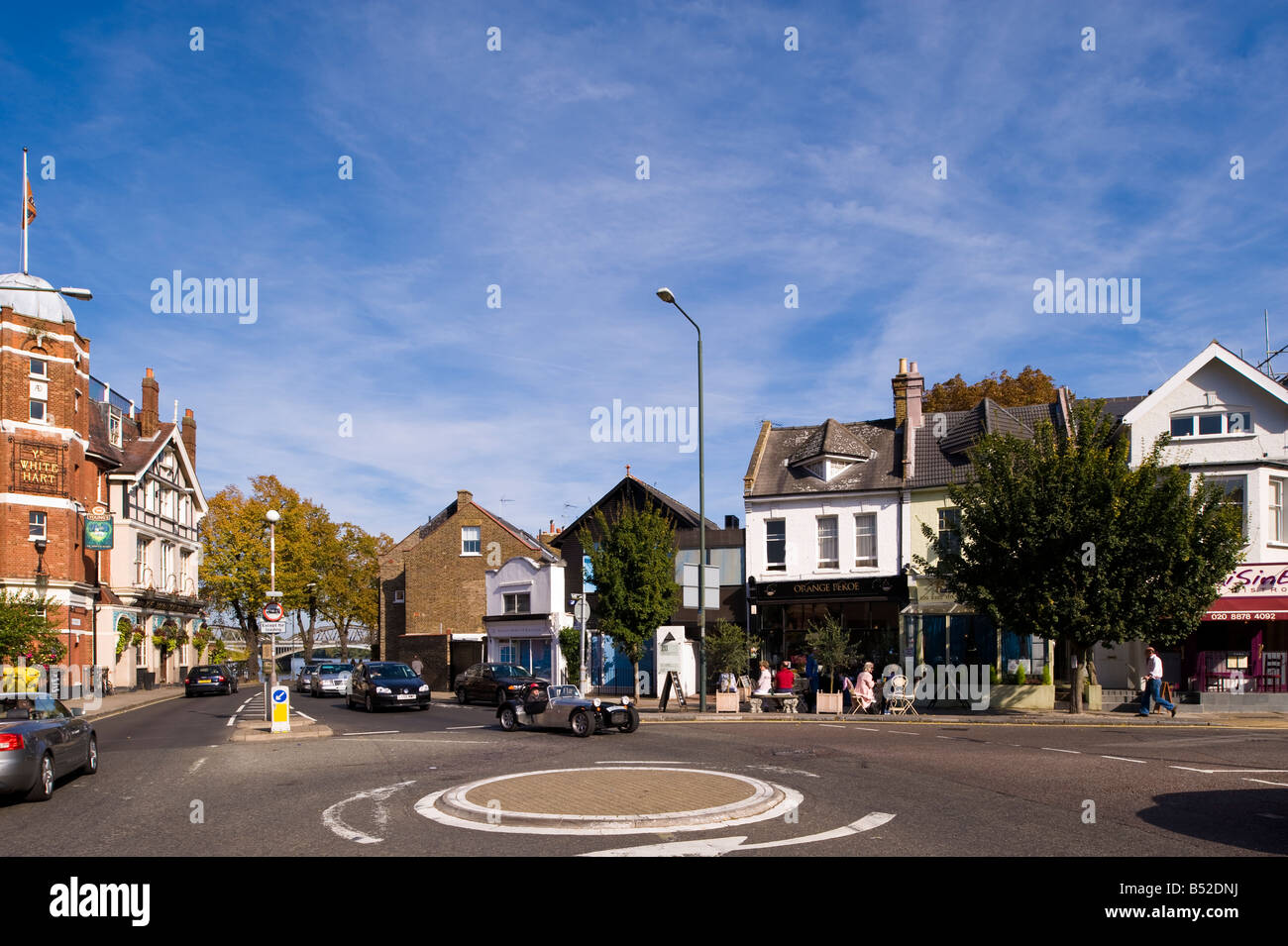 White Hart Lane Barnes SW13 London United Kingdom Stock Photo Alamy