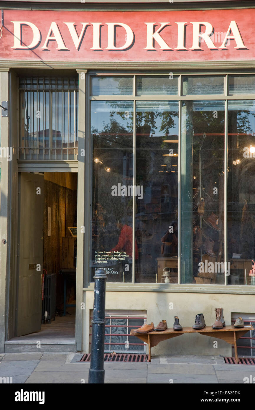 Timberland boot company flagship store in London Trading under the