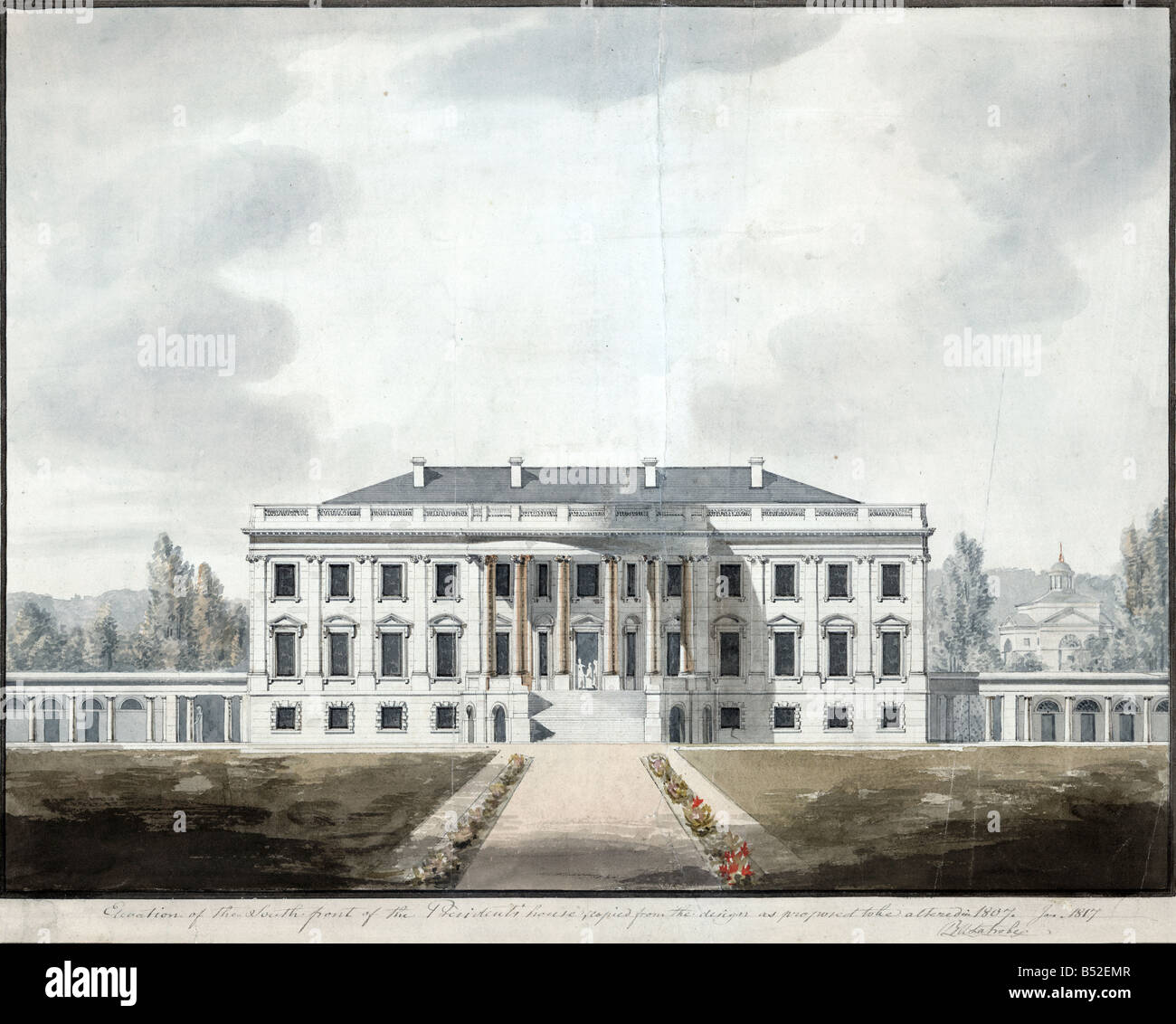 Washington dc white house 1800 hi-res stock photography and images - Alamy