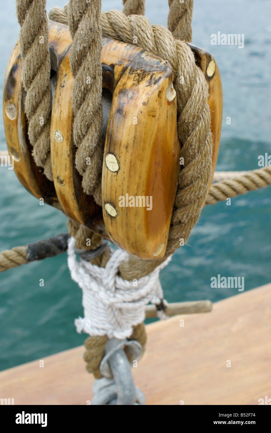 Block and Tackle 1 Stock Photo Alamy