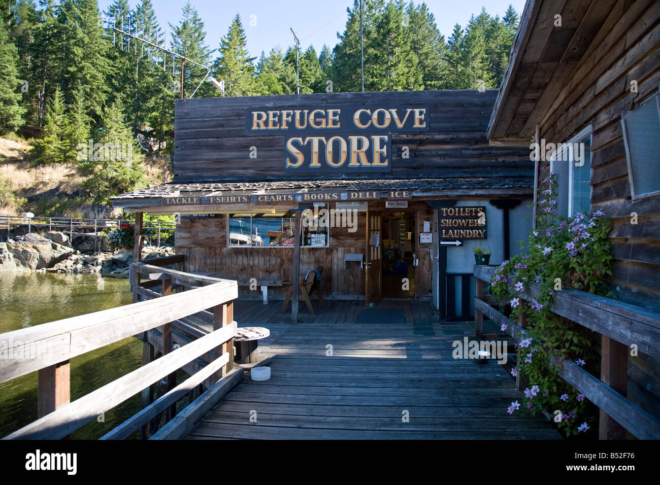 Refuge Cove Desolation Sound British Columbia Canada Stock Photo Alamy