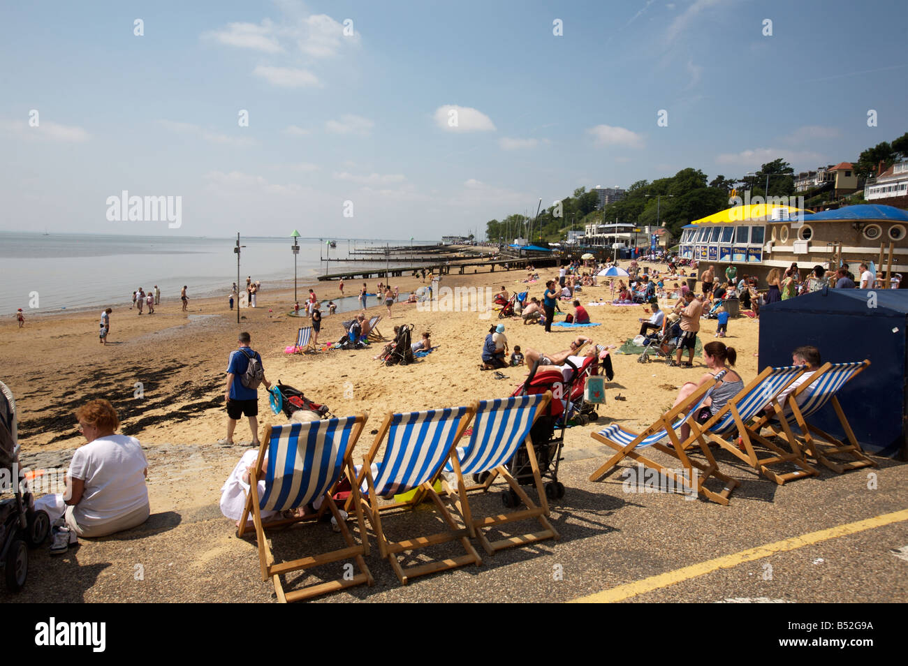 The Beach at Southend on Sea, Essex Stock Photo