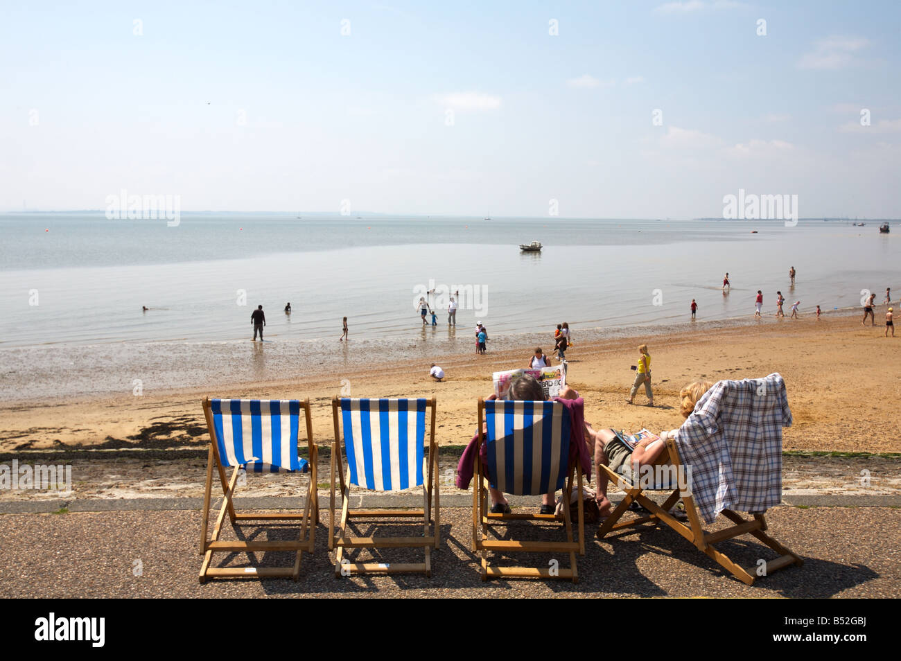The Beach at Southend on Sea, Essex Stock Photo