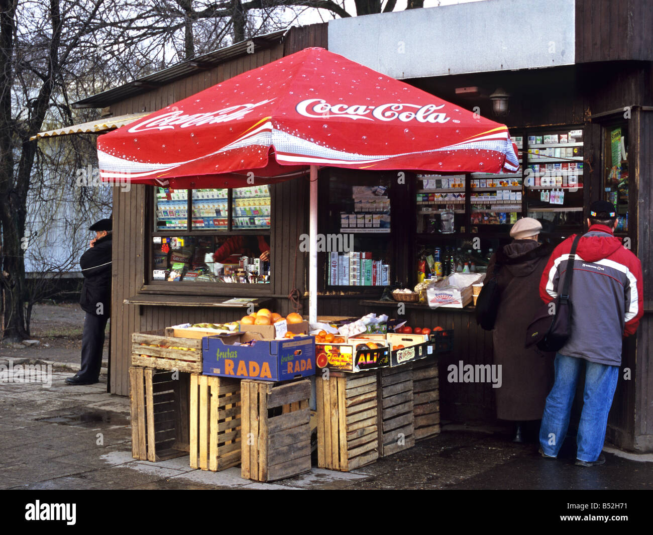 Grocer's store, Nowa Huta, Krakow, Poland Stock Photo - Alamy