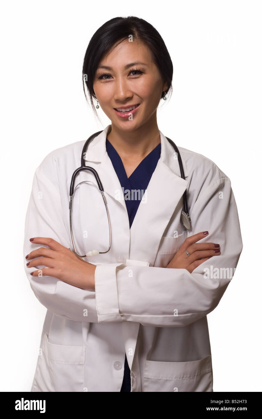 Pretty asian lady doctor hi-res stock photography and images - Alamy