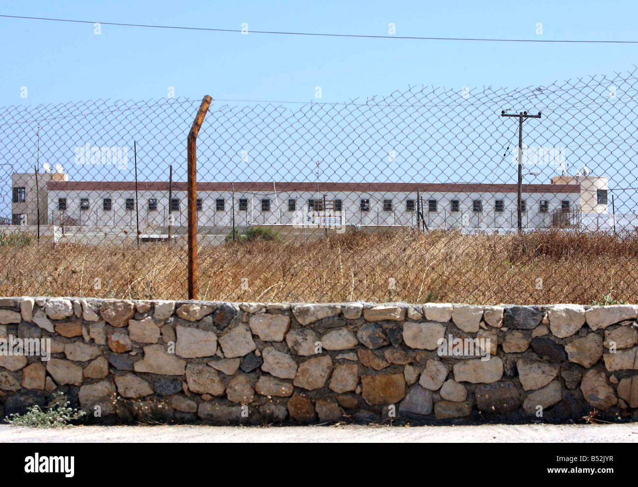 Crete Prison GV OF THE CRETE PRISON, NEA ALIKARNASSOS, IN HERAKLION, WHERE JOHN ...