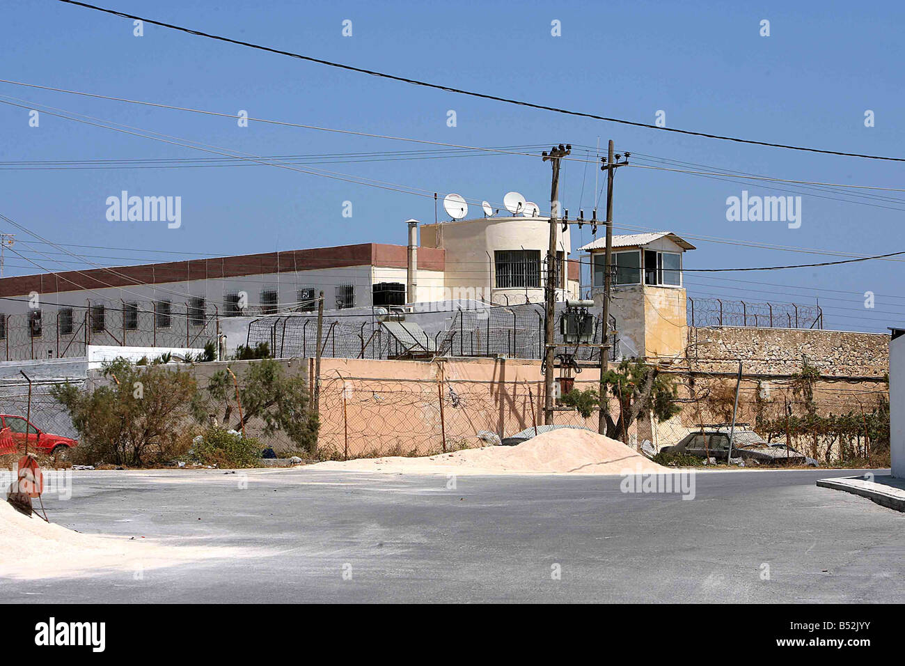 Crete Prison GV OF THE CRETE PRISON, NEA ALIKARNASSOS, IN HERAKLION, WHERE JOHN ...
