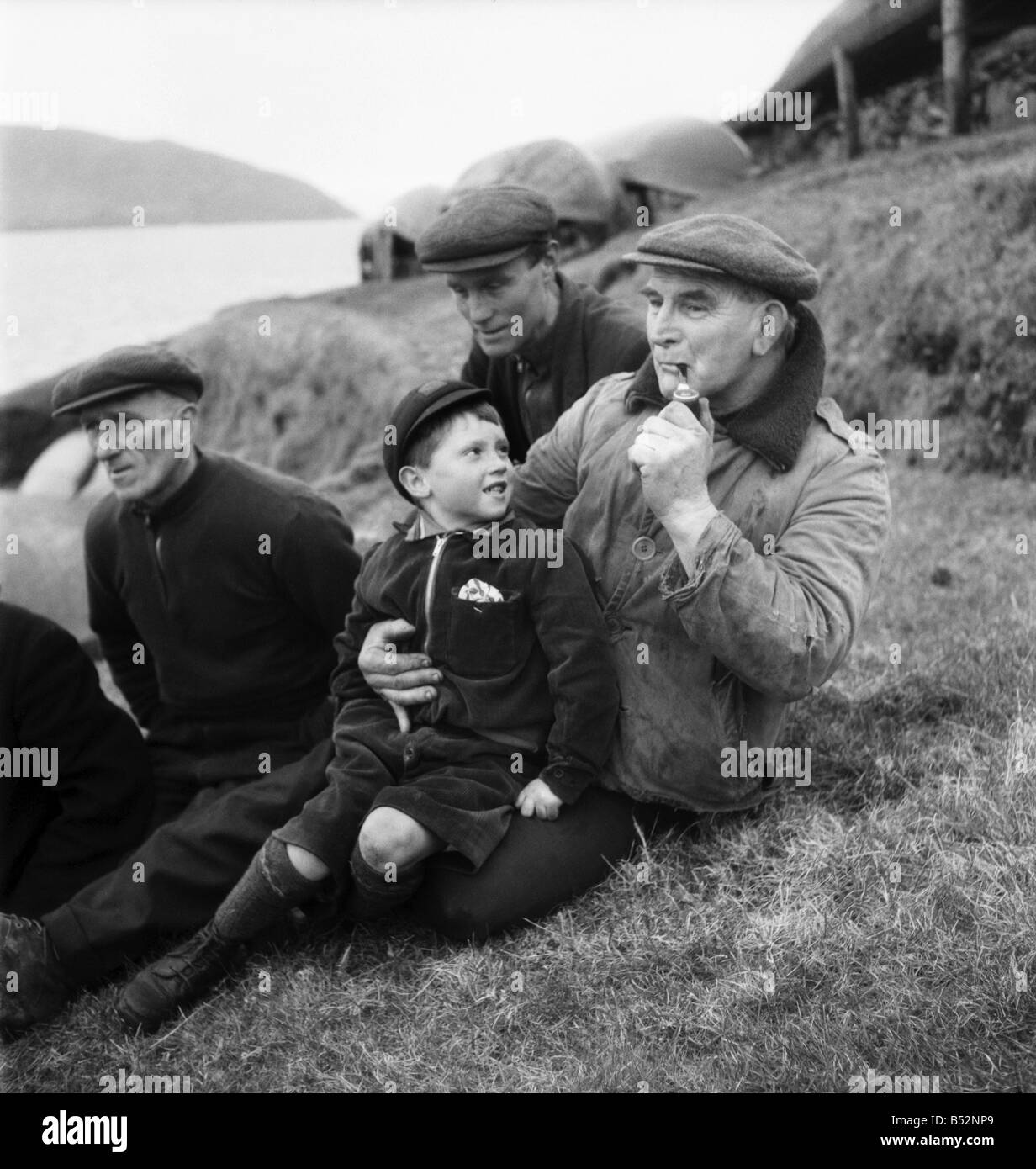 Great Blasket Island, Off The Dingle Peninsula, Co. Kerry, Ireland.&#13;&#10;. January 1953 D499-006 Stock Photo