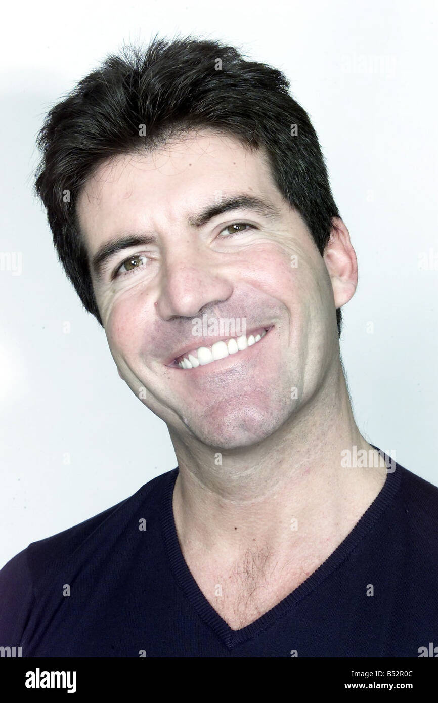 Simon Cowell judge of TV programme Pop Stars Pictured in his Fulham