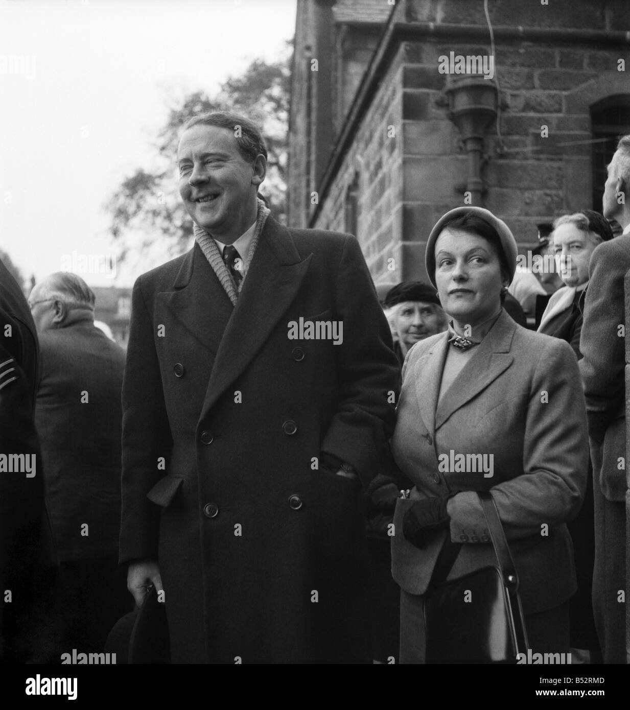 The 51st Labour Party Conference is being held at Morecambe. ;Hugh Gaitskell.;September 1952 ;C4774-004 Stock Photo