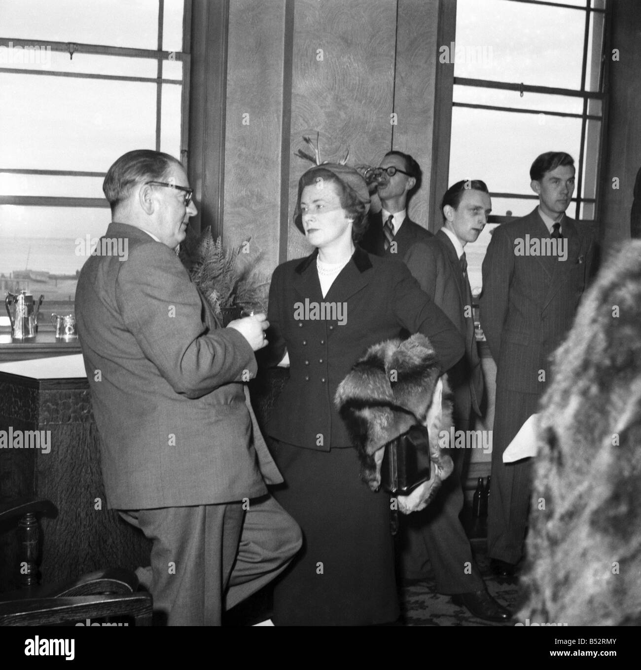 The 51st Labour Party Conference is being held at Morecambe. ;Barbara Castle;September 1952 ;C4774-007 Stock Photo