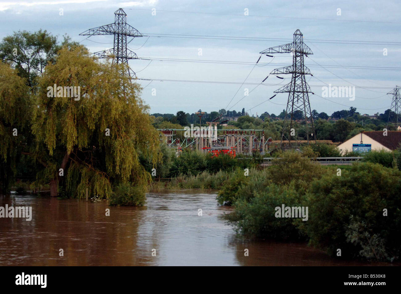 The main electricty sub station in Gloucester City Centre provides