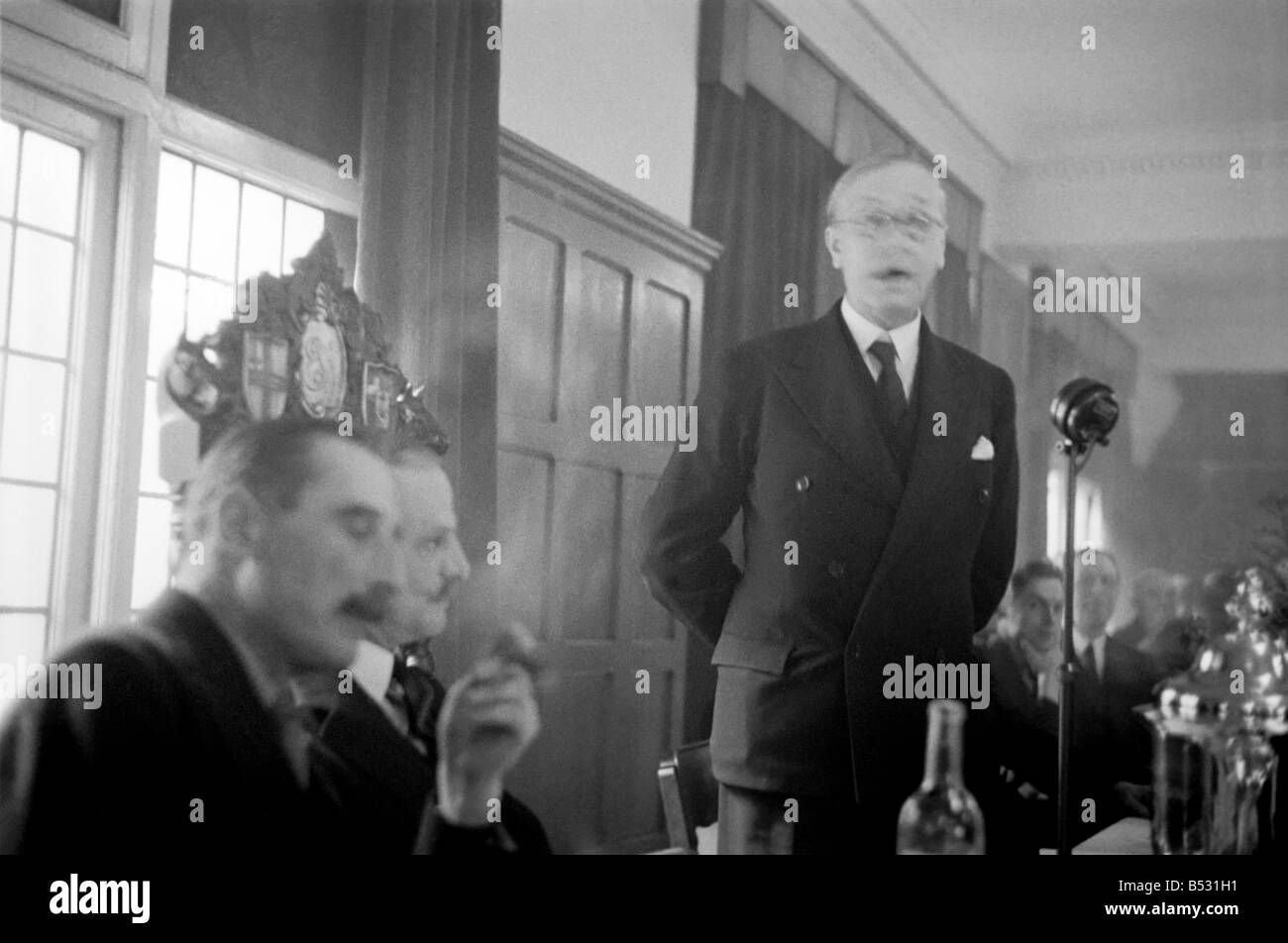 Sir Neville Henderson. British Ambassador to Germany at the outbreak of World War II. October 1939 OL304H-001 Stock Photo
