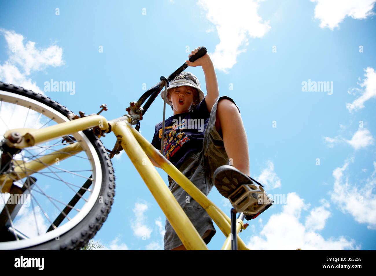blue sky bicycle