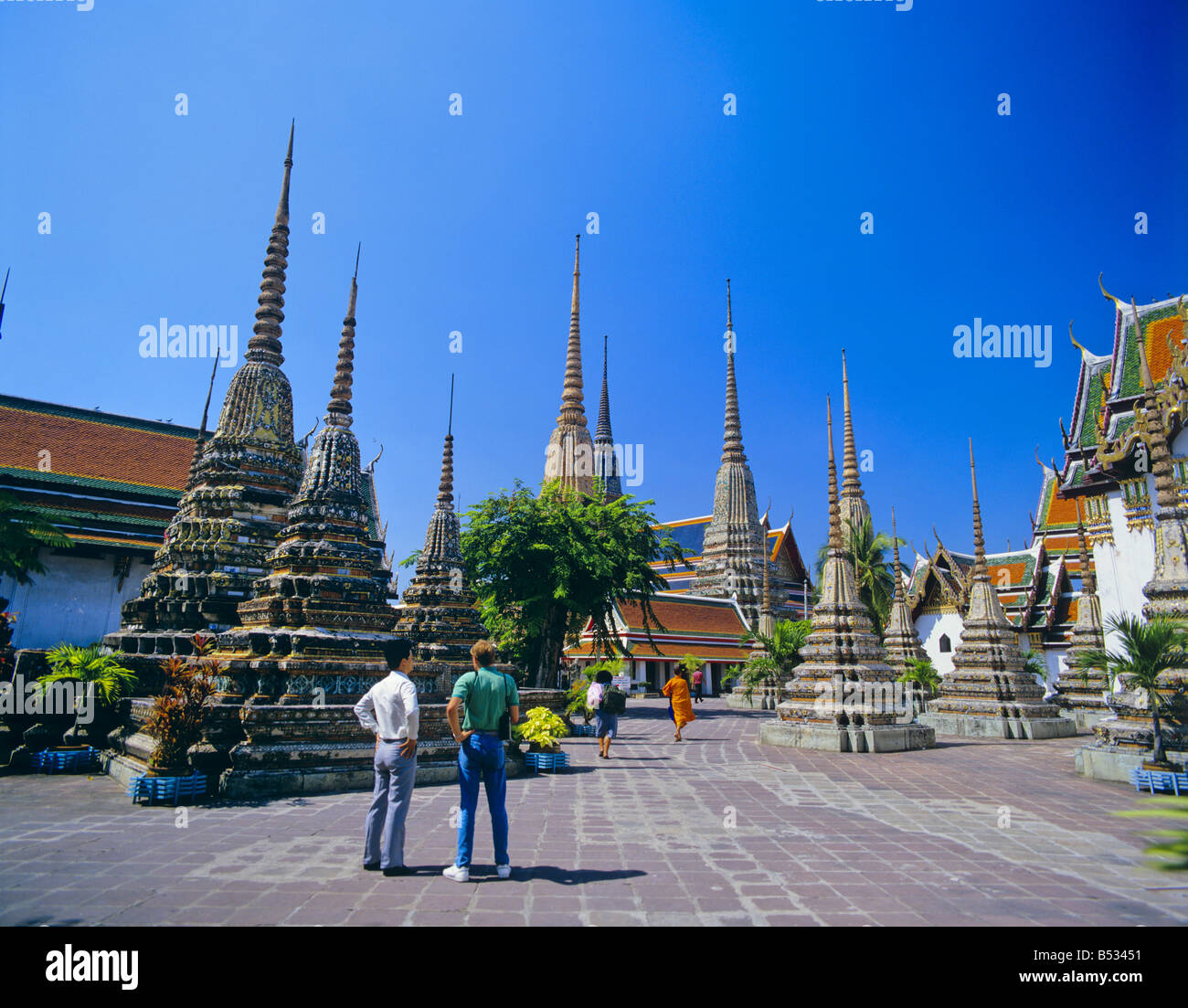 The Temple of Reclining Buddha Wat Pho Bangkok Thailand Stock Photo - Alamy