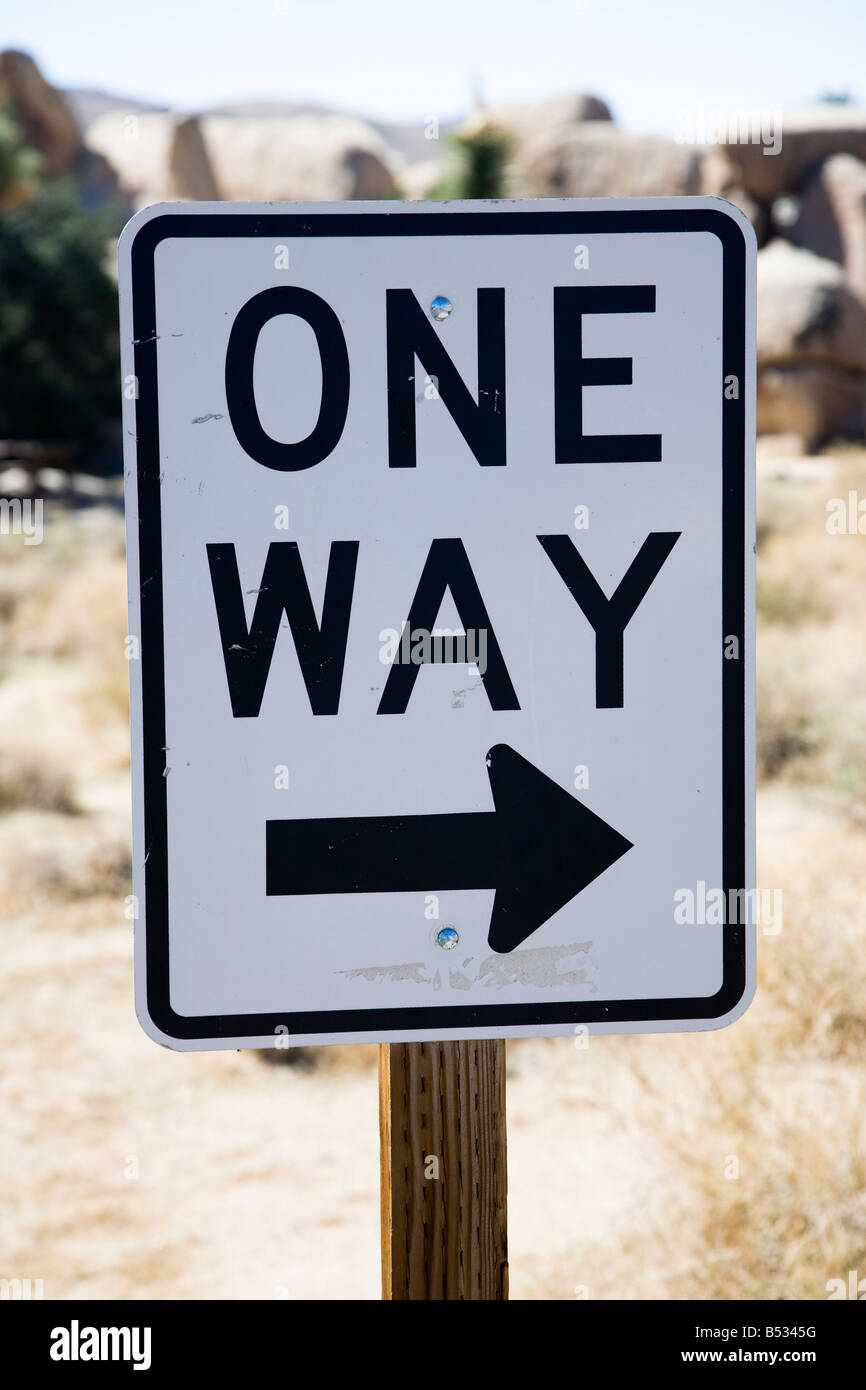 Road Sign One Way