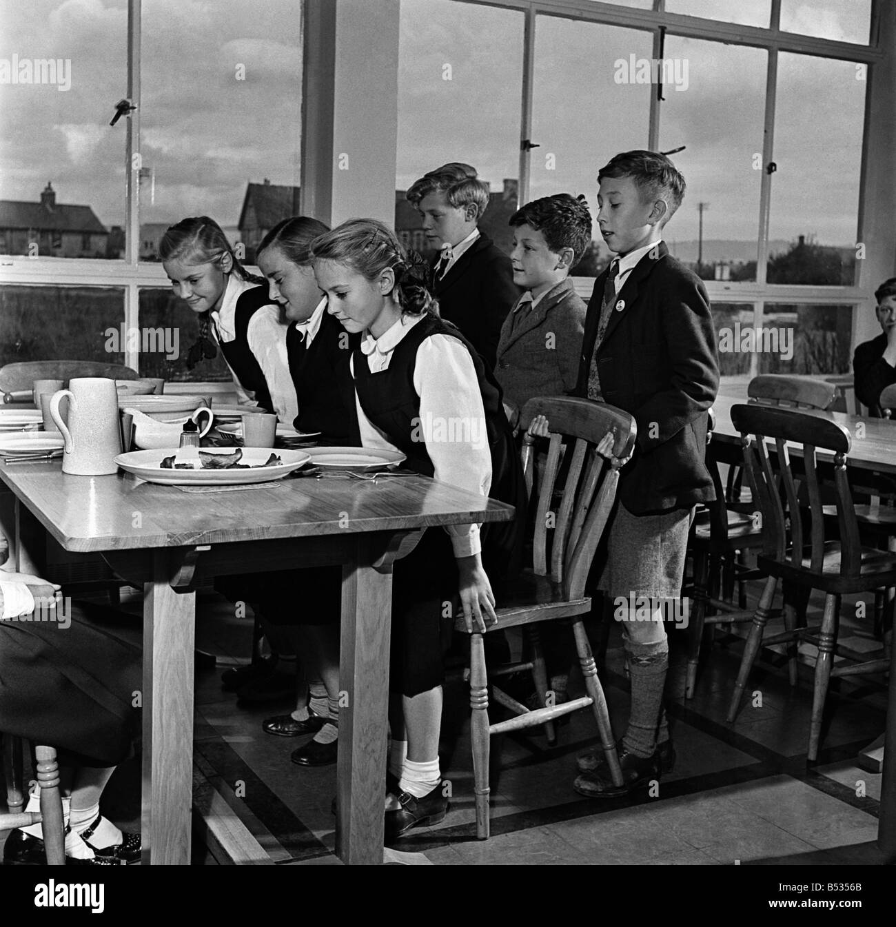 Glantaf Secondary Modern School, Llandaff North, Cardiff. October 1952