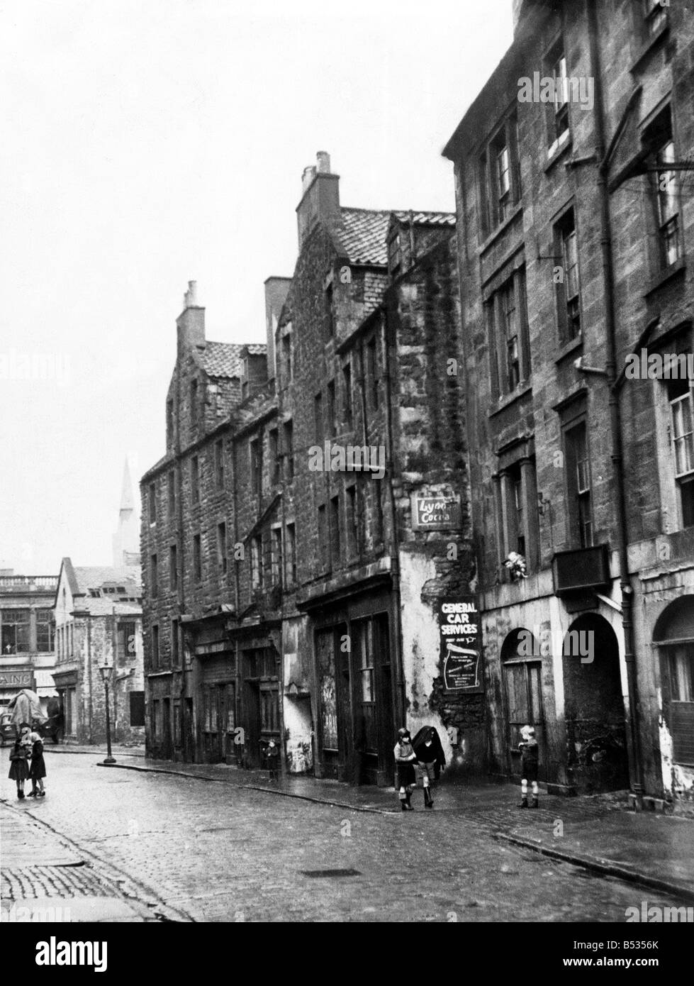 St Andrews Street Leith Edinburgh June 1947 Stock Photo Alamy