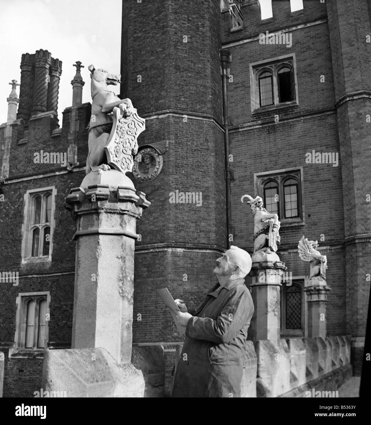 The queens beasts Black and White Stock Photos & Images Alamy