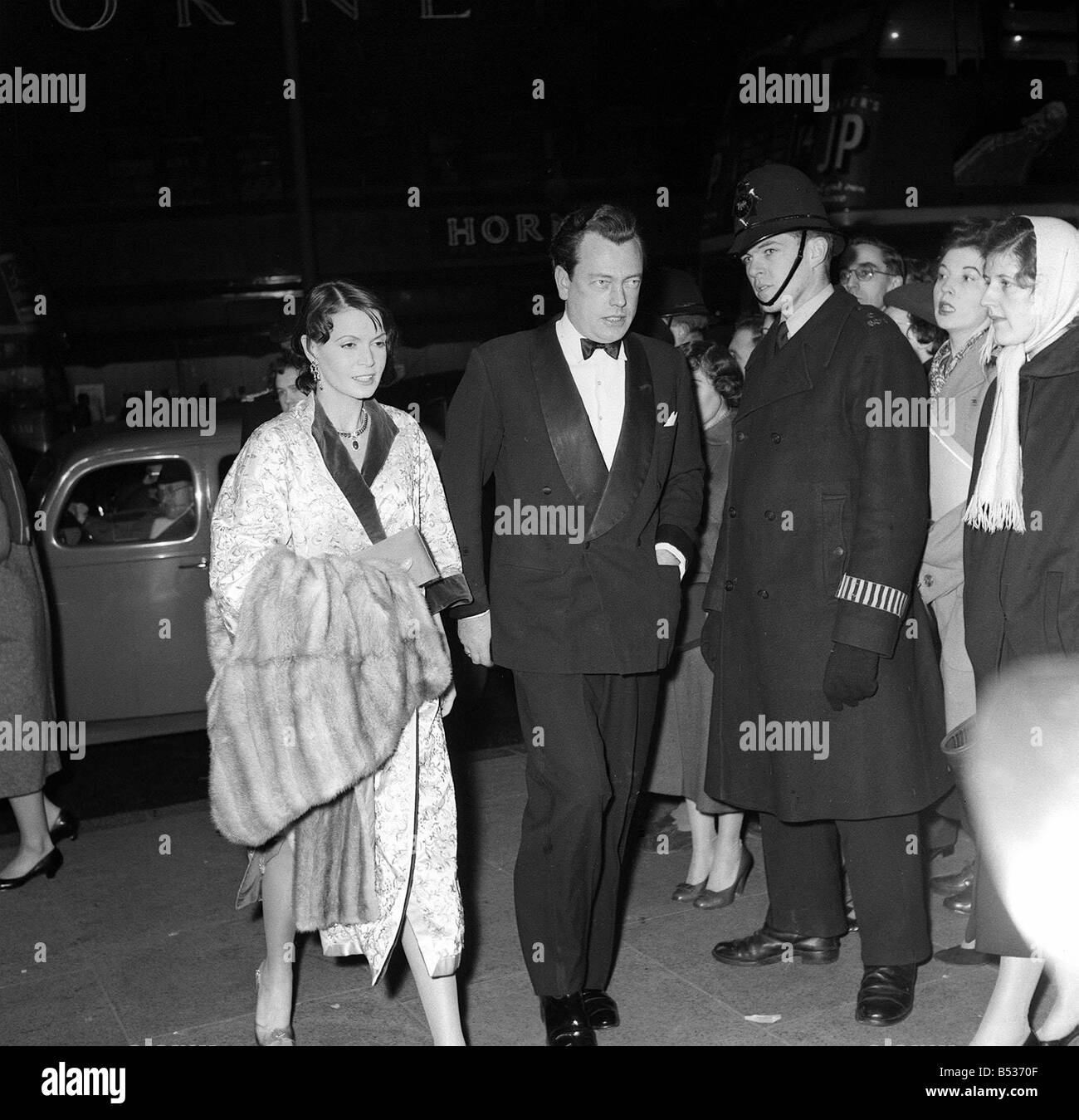 Premiere of Broken Date Ballet Marquis of Milford Haven with Eva Bartok David Milford Haven Mirrorpix 2002 Stock Photo