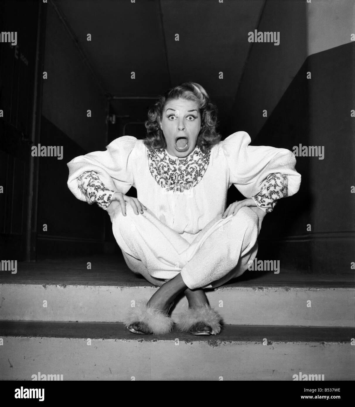 Actress Martha Raye. April 1948 O12447 Stock Photo