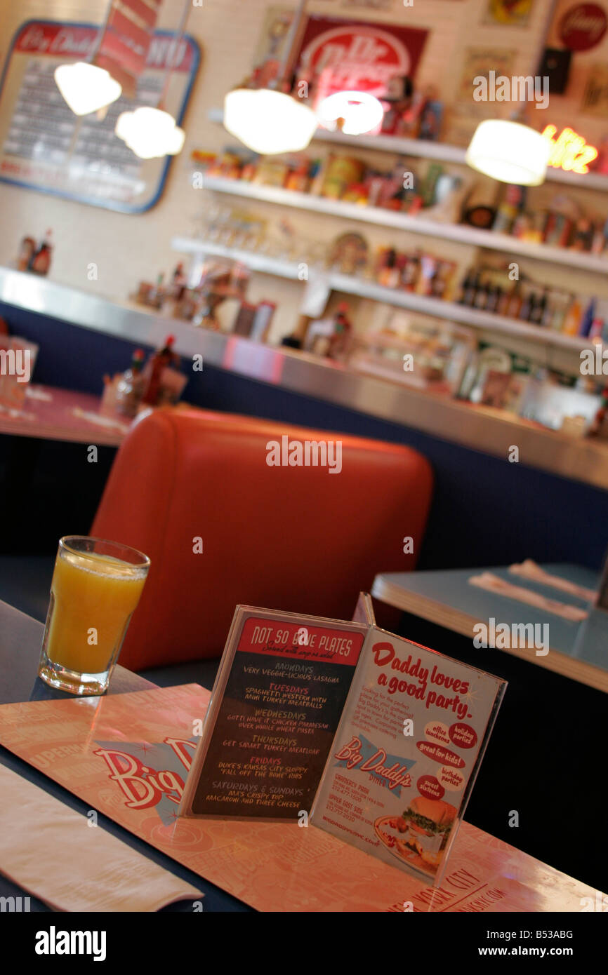 Big Daddys Diner on Park Avenue South, Manhattan, New York Stock Photo