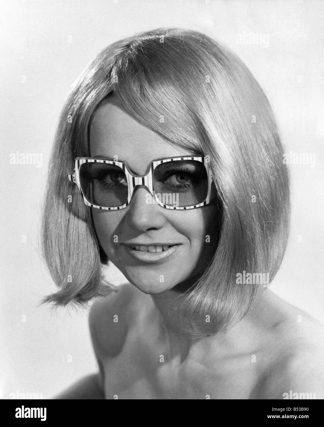 Glasses: Spectacles: Sunglasses fashion. April 1968 P018634 Stock Photo
