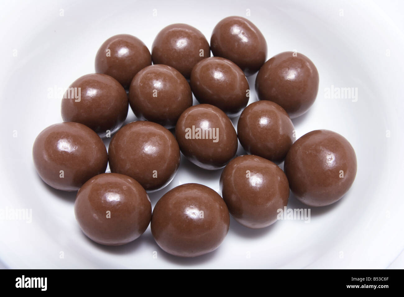 Chocolates in Bowl Stock Photo