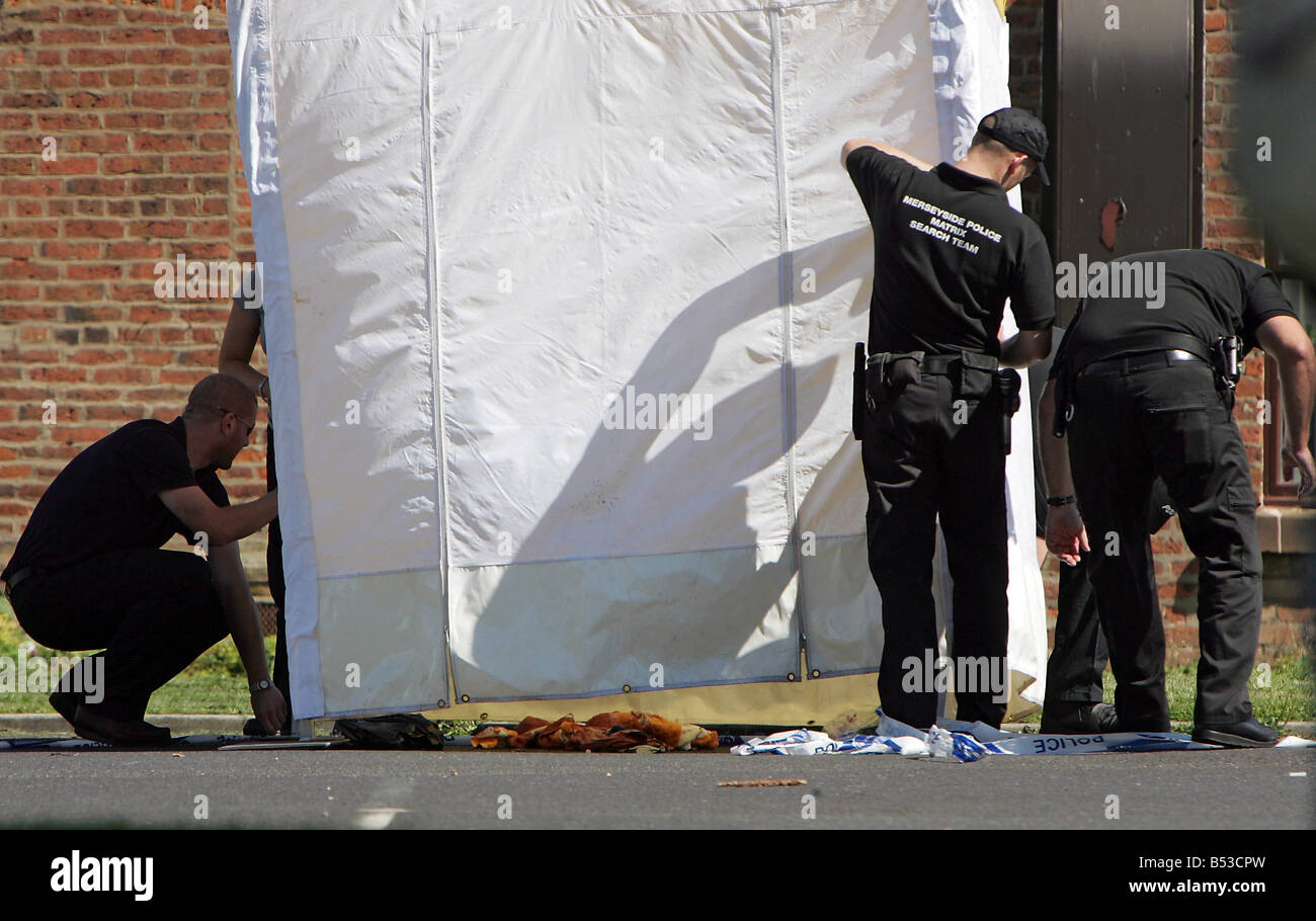 The car park of the Fir Tree Pub in Croxteth Liverpool where 11 year