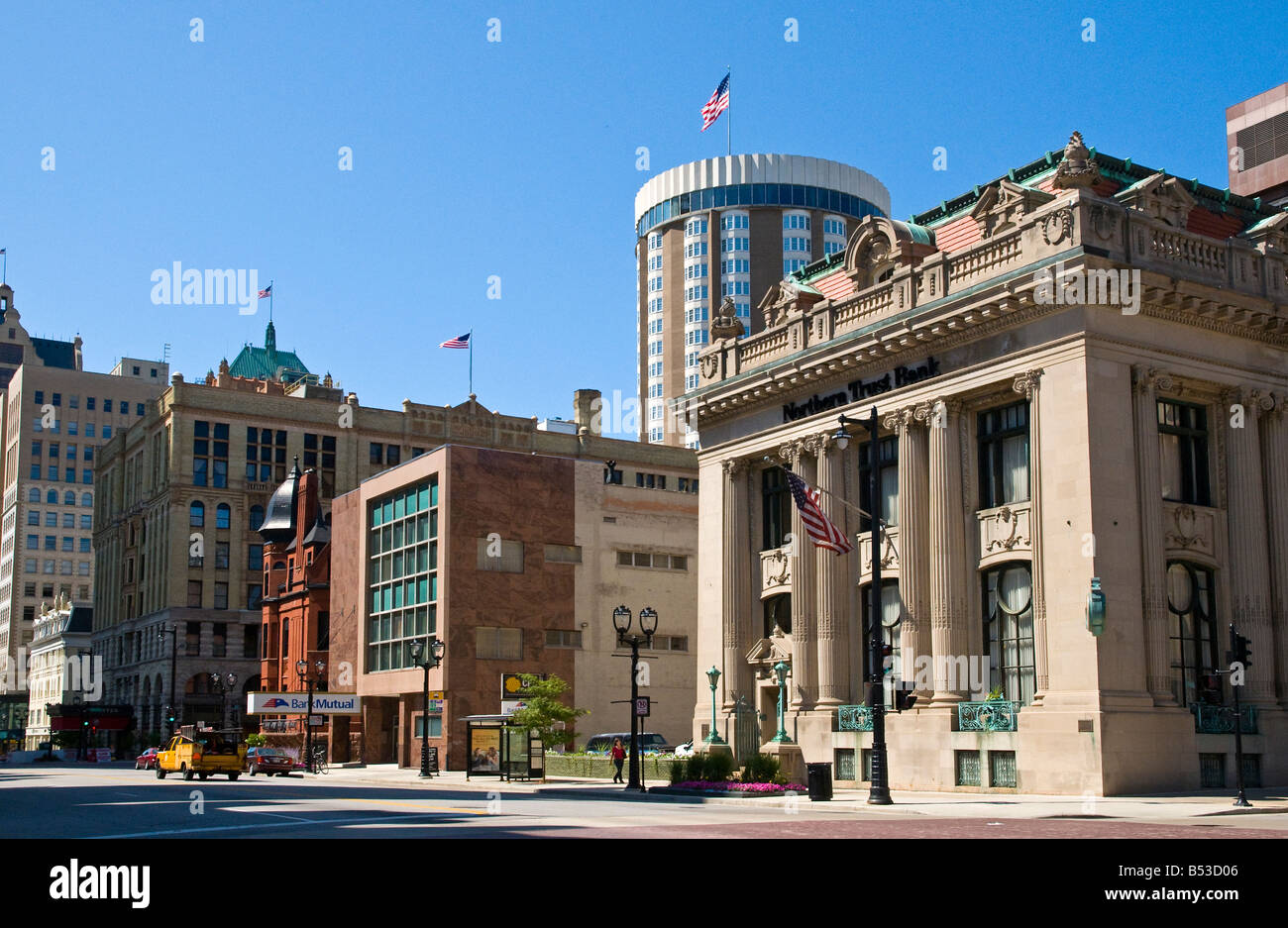 Downtown Milwaukee Stock Photo