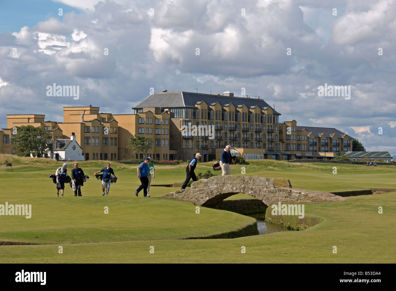 St Andrews Golf Course Swilken Bridge Old course Hotel Fife Scotland Stock  Photo - Alamy