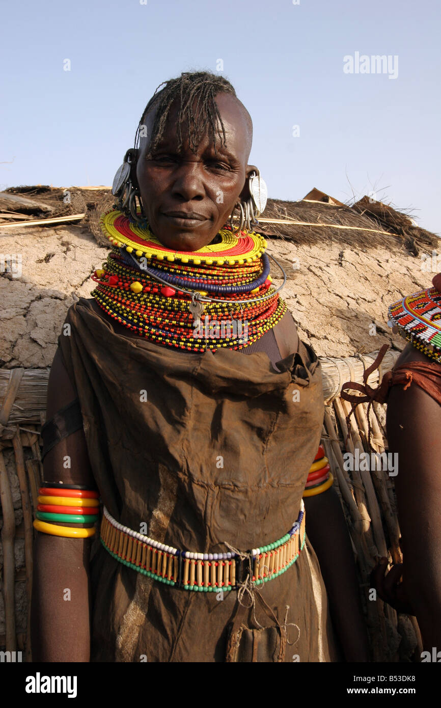el molo tribe woman Stock Photo