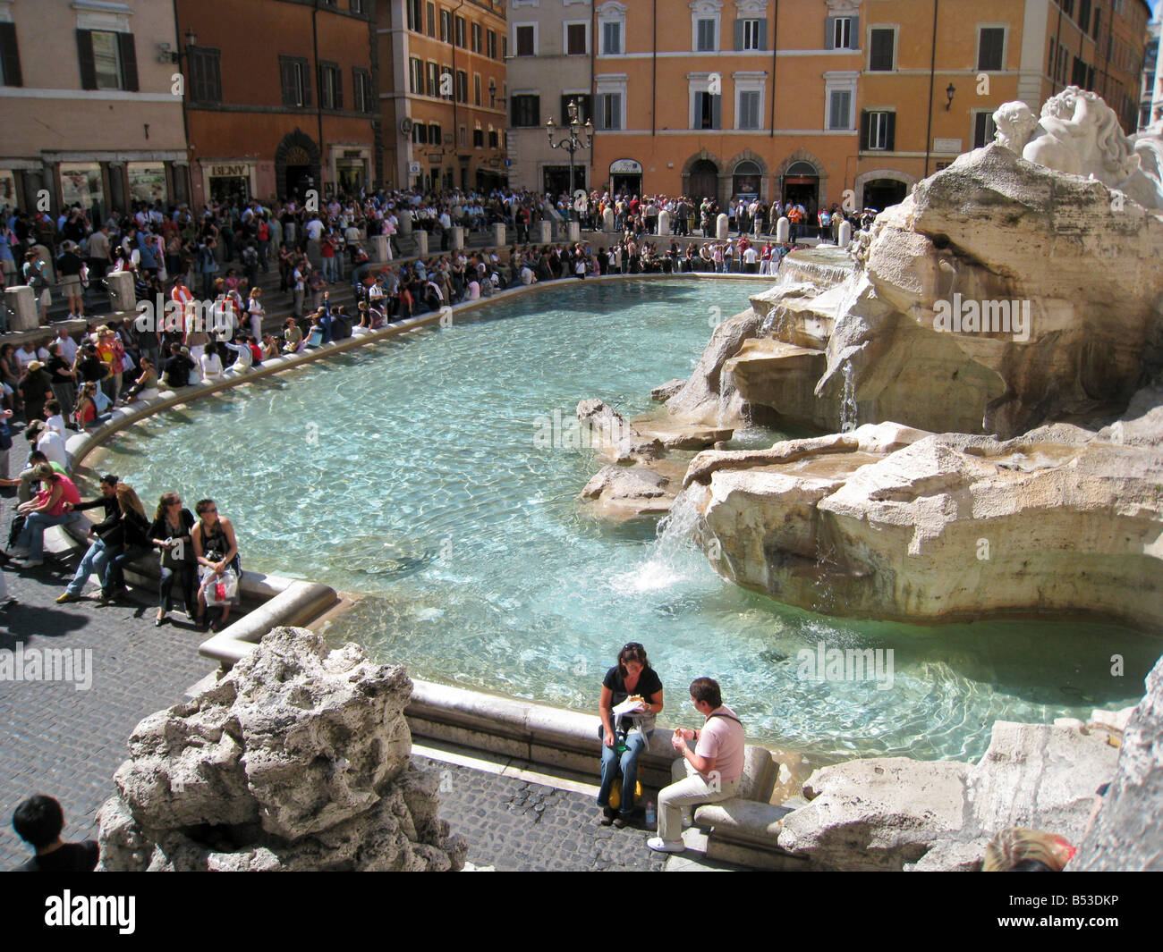 Trevi fountain Rome Italy Stock Photo - Alamy