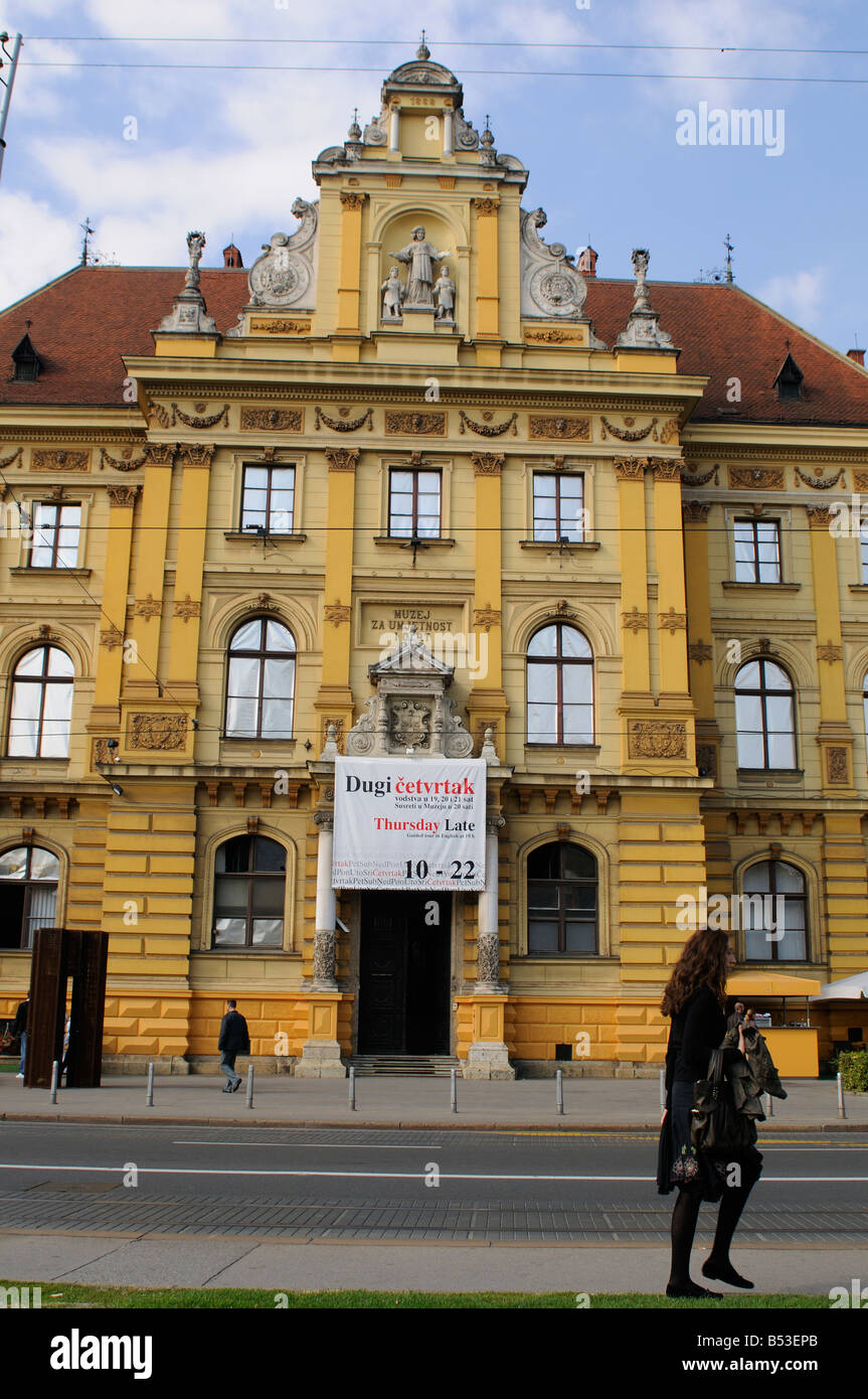 Arts and Crafts Museum Zagreb Croatia Stock Photo Alamy