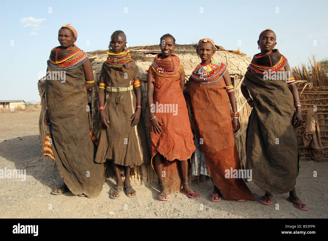 el molo tribe women Stock Photo