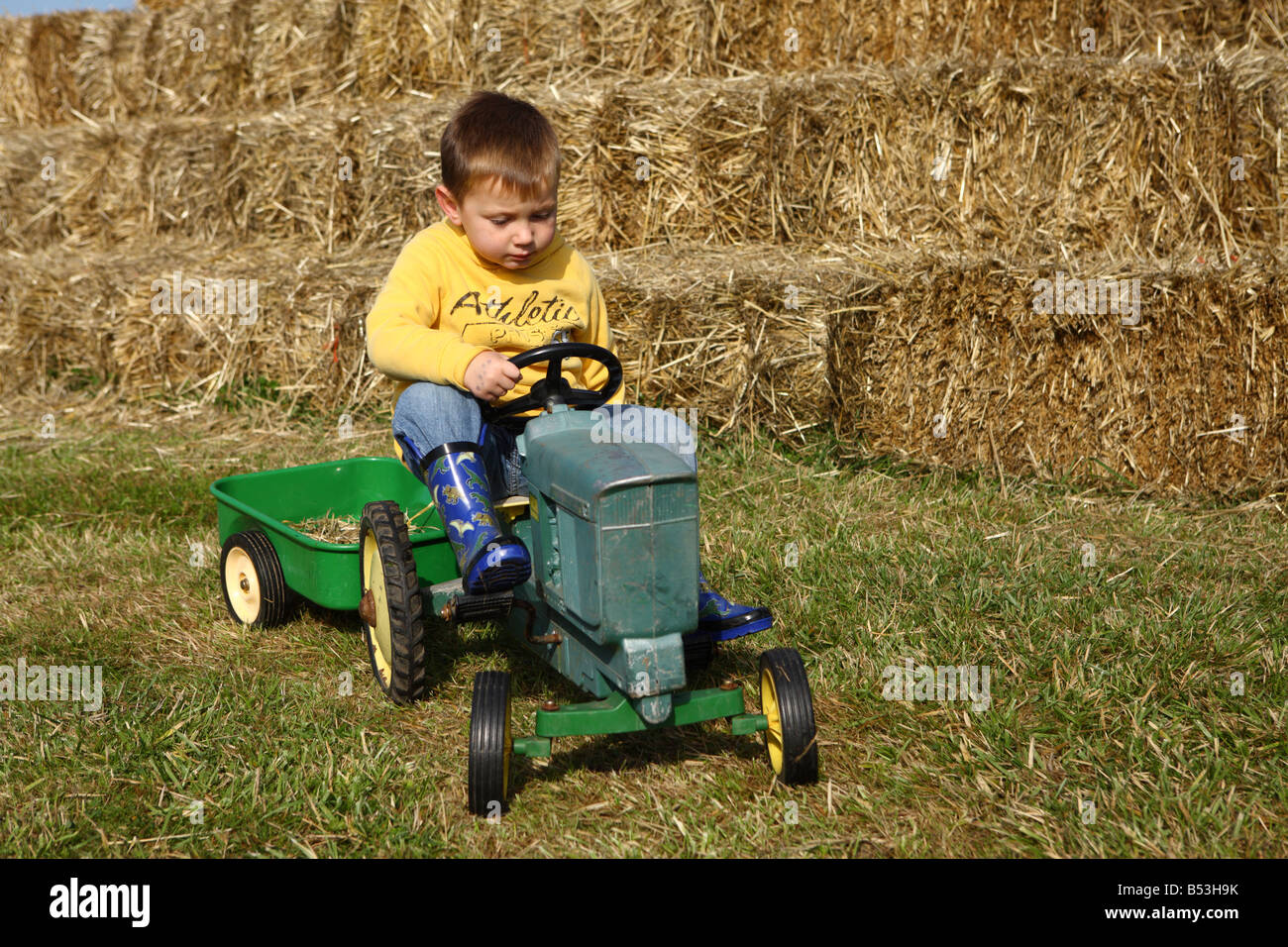 childrens ride on combine harvester