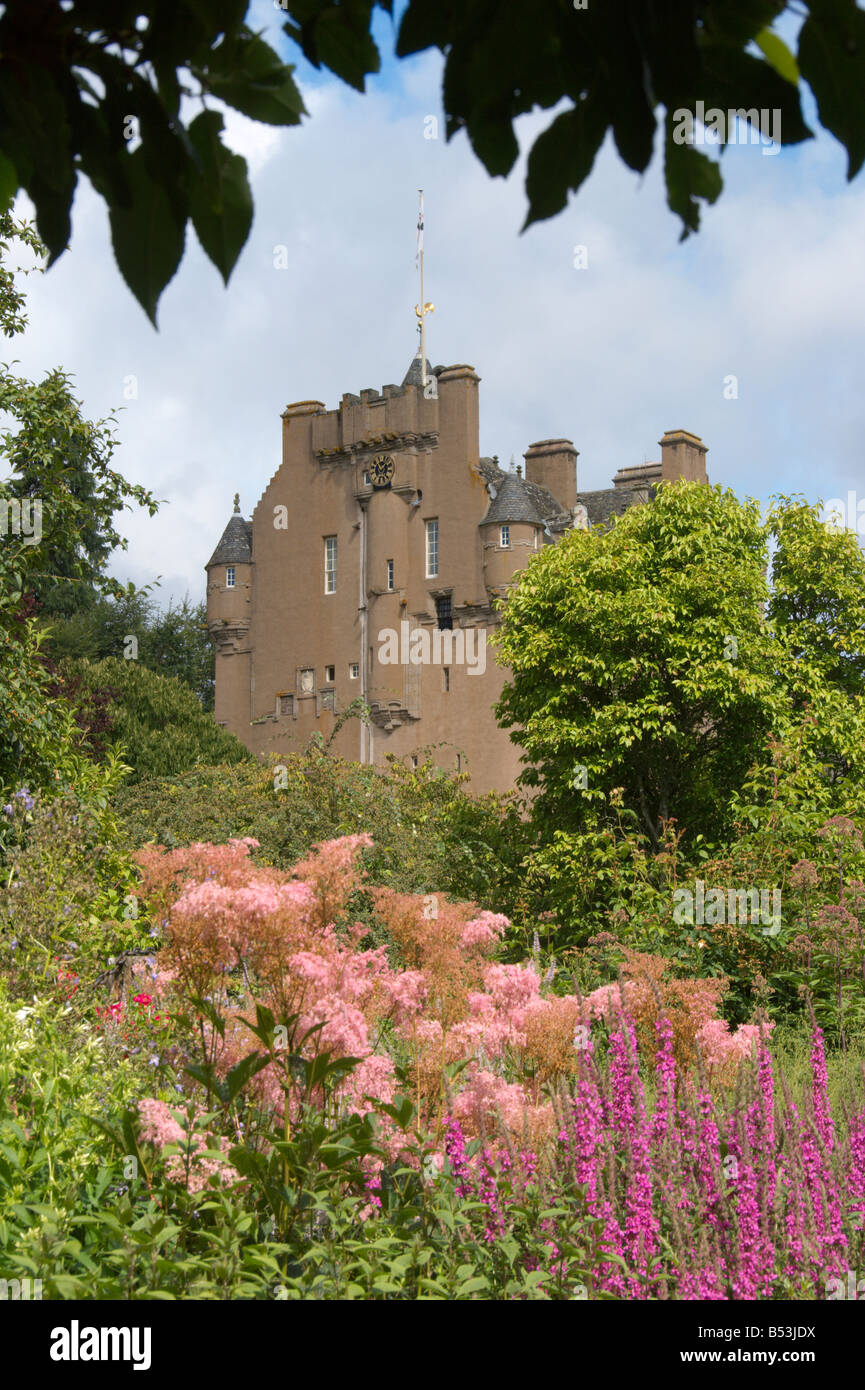 Crathes Castle and gardens Banchory Aberdeenshire Scotland August 2008