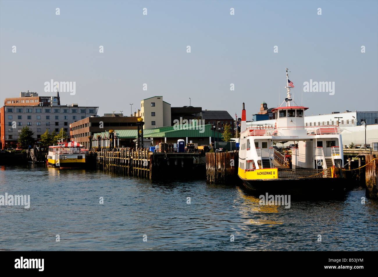 Ferries at Portland, Maine, USA Stock Photo Alamy