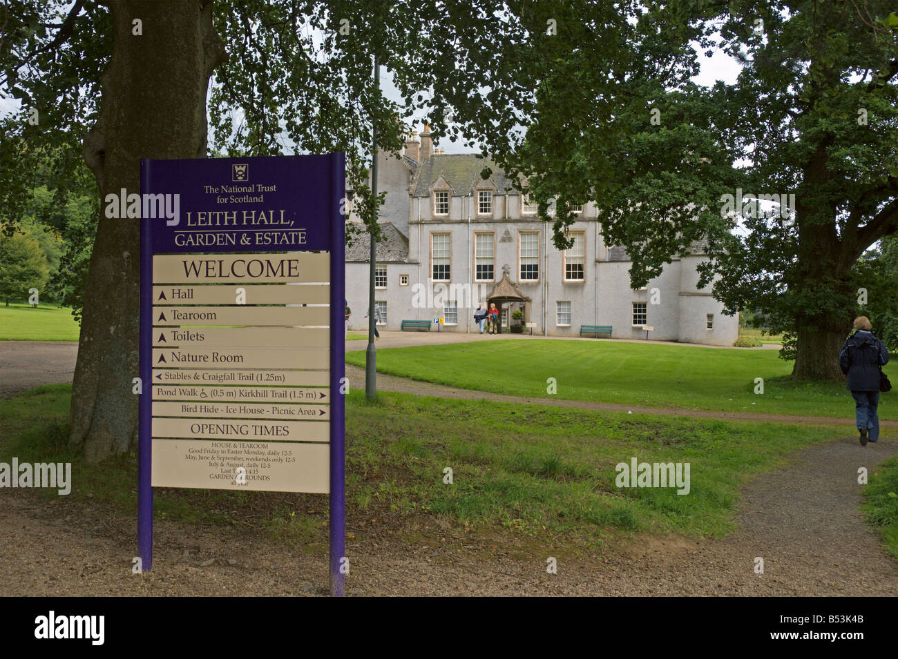 Leith Hall near Cults Huntly Aberdeenshire Highland Region Scotland ...