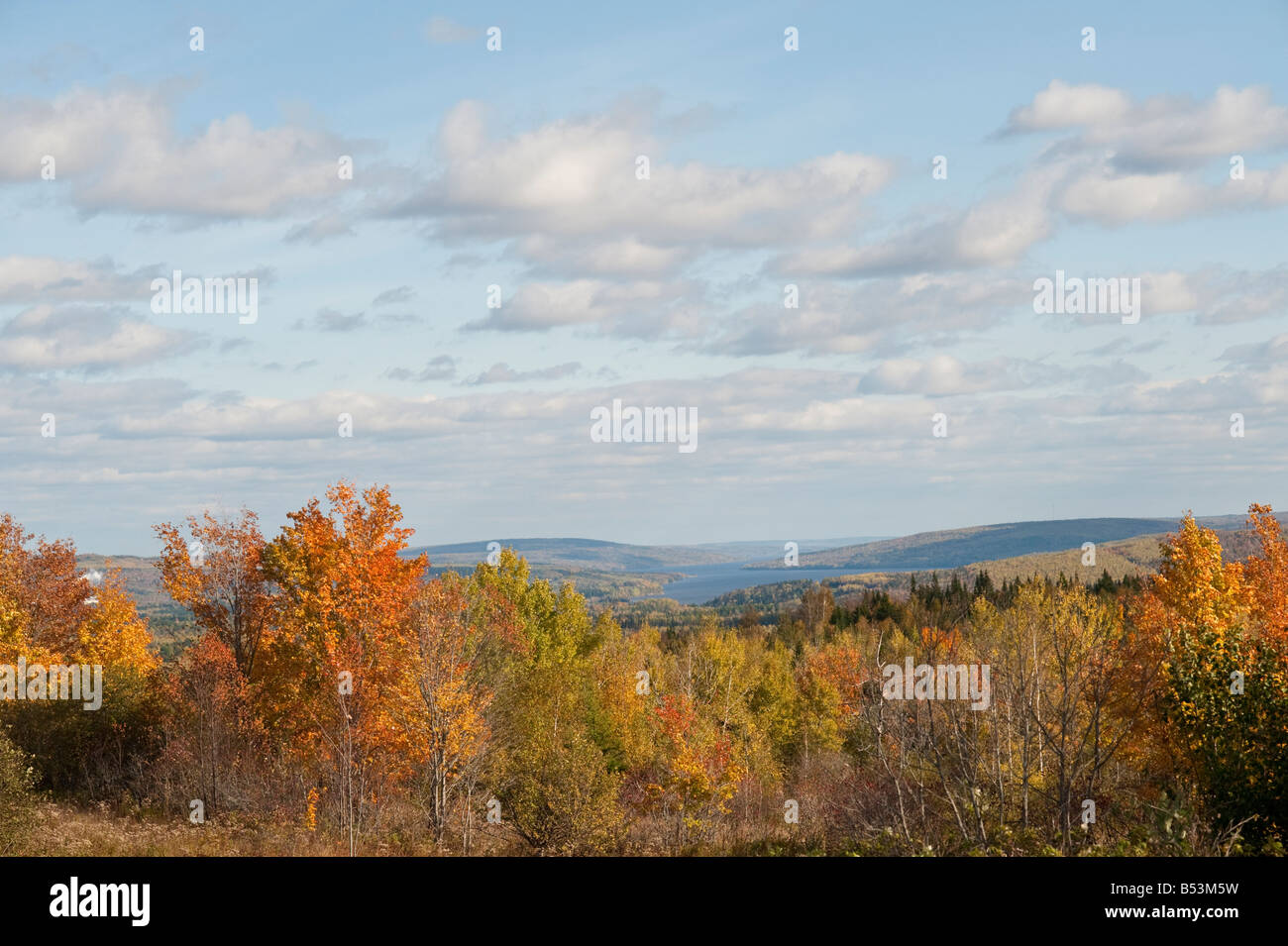New Brunswick Canada during the fall or autumn Stock Photo