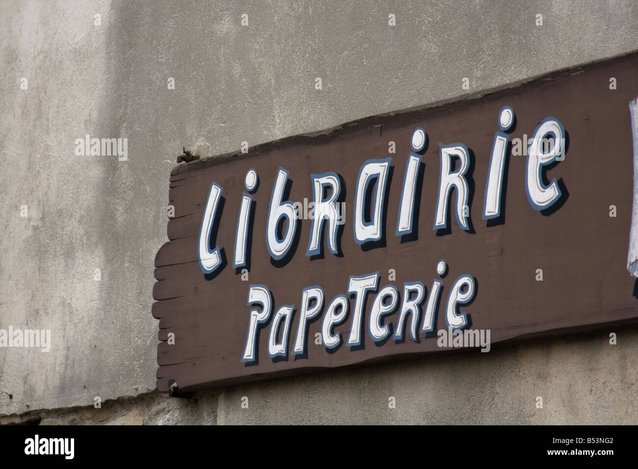Librairie / Papeterie,  Bookstore Stationery shop  - Eauze, Gers Southern France Midi-Pyrénées Stock Photo