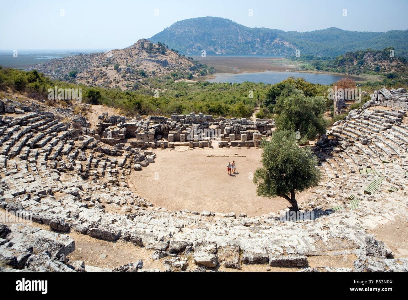 The Ruins of Kaunos Dalyan Turkey Stock Photo - Alamy